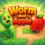 Worm And Apple